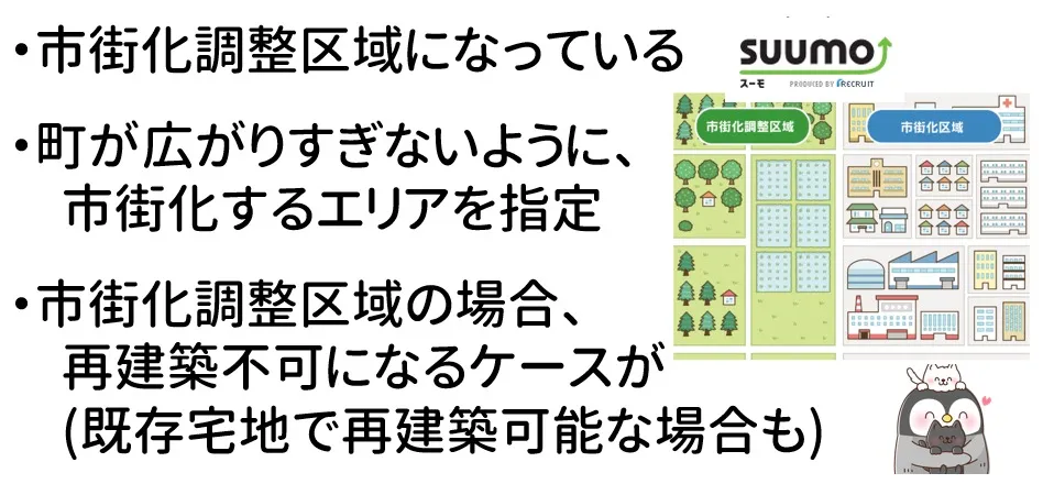 市街化調整区域の建築制限